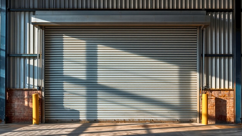 porta de aço automática